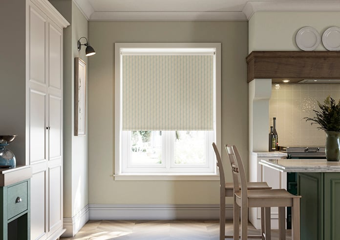 Emily Bond George Stripe Print, Fern - Roller Blind - Image 3